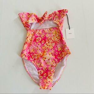 Onia Tie Front One Piece Marie Swimsuit